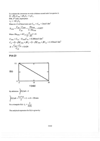 Resolução fogler 4ed.