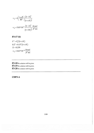 Resolução fogler 4ed.