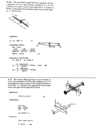 Resolução hibbeler 5ª ed   cap 5