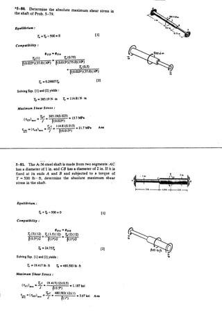 Resolução hibbeler 5ª ed   cap 5