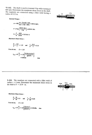 Resolução hibbeler 5ª ed   cap 5