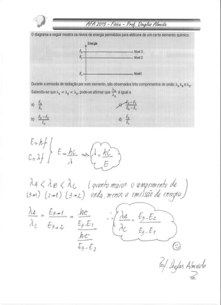 Prova de Física Resolvida AFA 2015