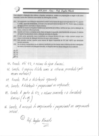 Prova de Física Resolvida AFA 2015