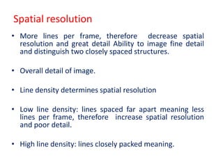 Resolution and different transducers | PPTX