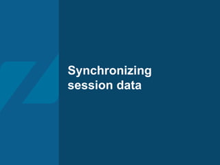Synchronizing
session data
 