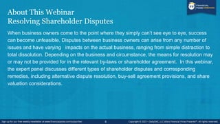 About This Series
Complex Financial Litigation
This webinar series focuses on the legal and financial realities that accom...
