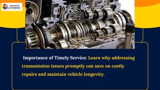 Resolving Lexus Transmission Problems Comprehensive Service and Repair