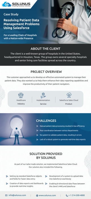 Resolving patient data management problems using salesforce | PDF