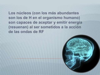   Ordenador: Sistema de representación de imagen o de análisis espectrométrico.