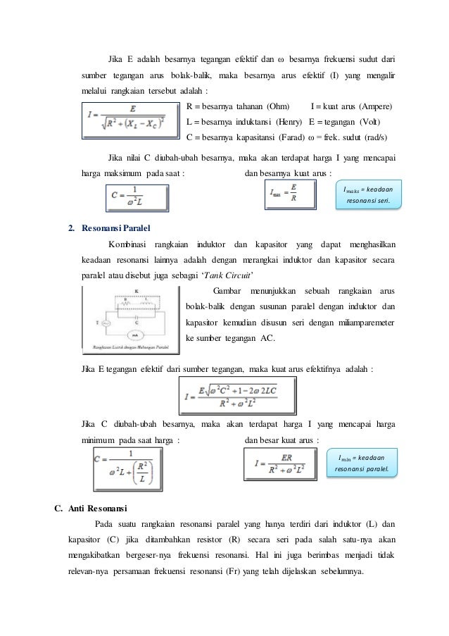 Resonansi Listrik Rlc