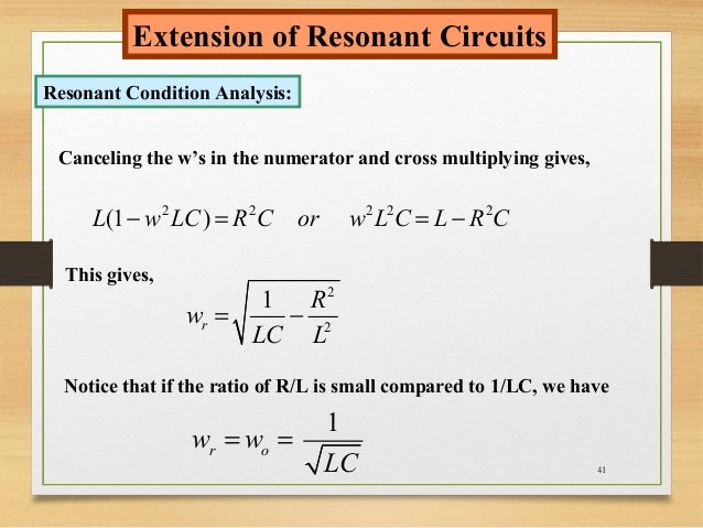 Resonant Circuits