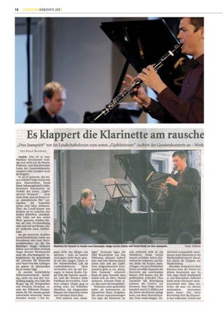 18   GEZEITENKONZERTE 2012
 