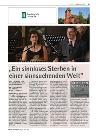 GEZEITENKONZERTE 2012   29




Emder Zeitung vom 9. Juli 2012, S. 5
 