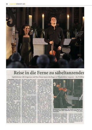 38   GEZEITENKONZERTE 2012
 