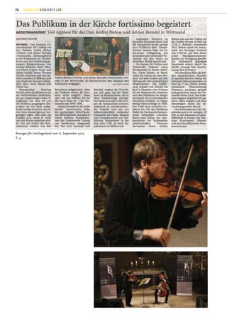 76   GEZEITENKONZERTE 2012




Anzeiger für Harlingerland vom 6. September 2012,
S. 4
 