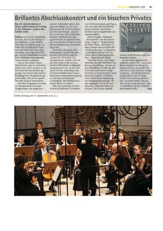 GEZEITENKONZERTE 2012   81




Emder Zeitung vom 10. September 2012, S. 5
 