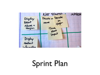 Sprint Plan
 