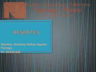 Nombre: Anthony Kelbys Aguilar
Parraga
CI: 25.832.628
 