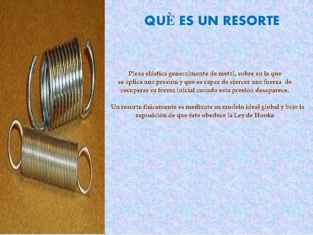 Resortes fisica