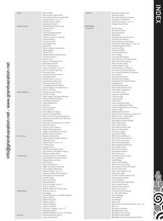 info@grandvacation.net - www.grandvacation.net