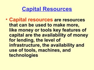 Resource, Geography | PPT
