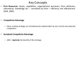 Resource Based View Competitive Advantage Pptx Resource Based View Competitive Advantage Pptx