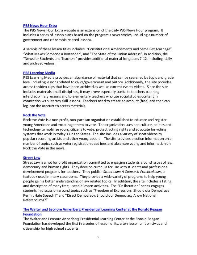 Civics Videos Civics Videos