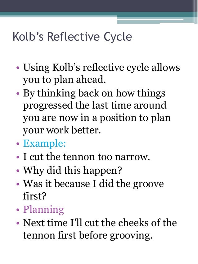 reflective essay kolb learning cycle reflective essay kolb learning cycle