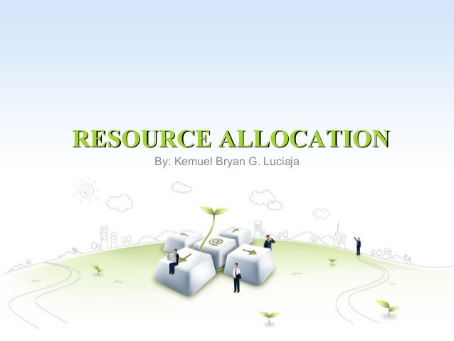 resource allocation resource allocation
