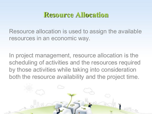 resource allocation resource allocation