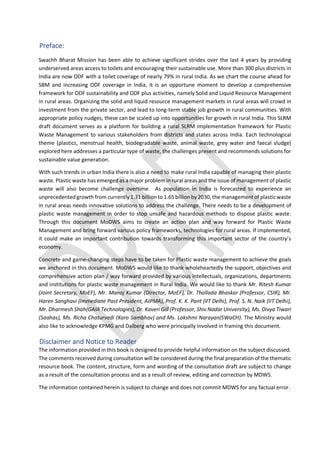 Resource book plastic waste management (1) | PDF