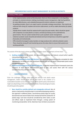 Resource book plastic waste management (1) | PDF