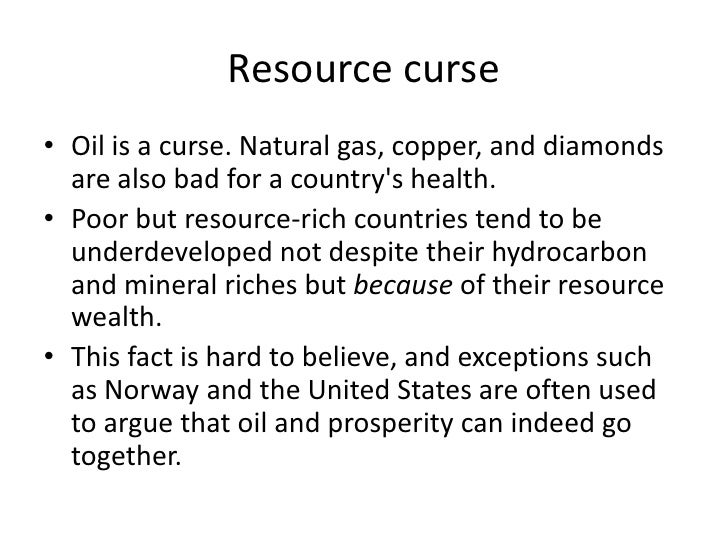 Resource curse