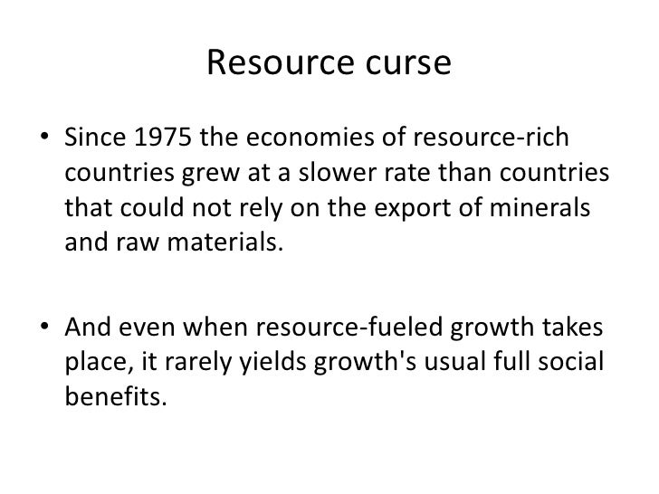 Resource curse