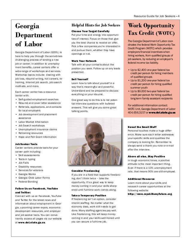 Georgia department of labor resume help