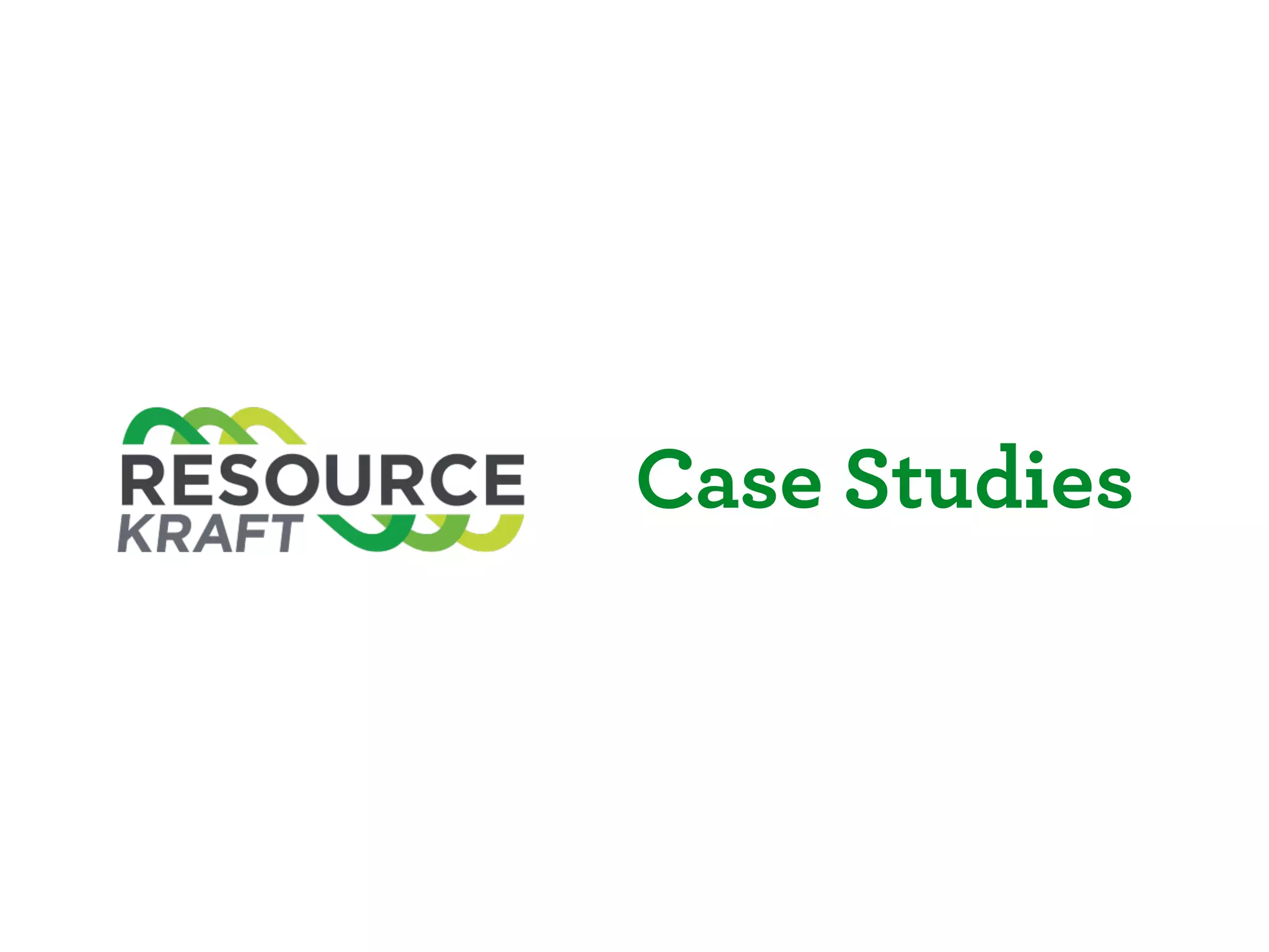 Case Studies
 