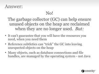 Resource Leaks in Java | PPTX