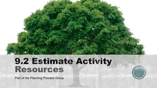 Resources
Part of the Planning Process Group
 