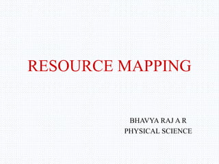 Resource mapping (4) | PPTX