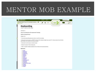 MENTOR MOB EXAMPLE

 
