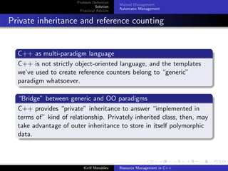 Resource Management in C++