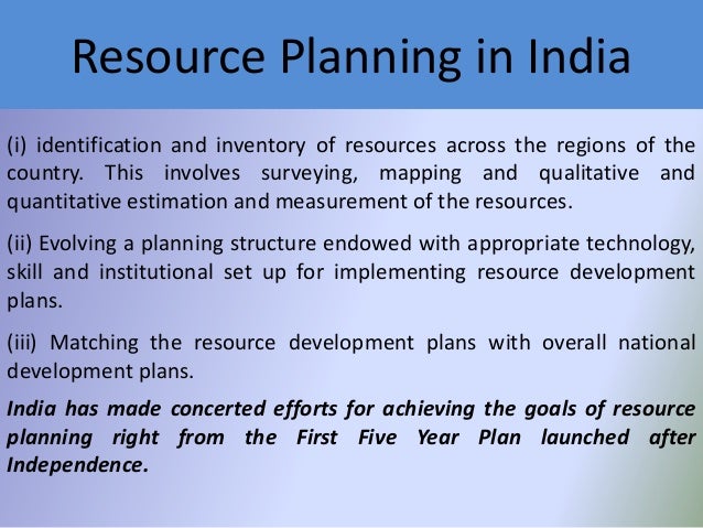 resources