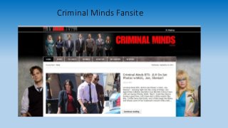 Criminal Minds Fansite 
 