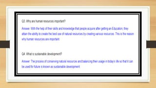 GEOGRAPHY: Chapter 1- Resources (CBSE Board)