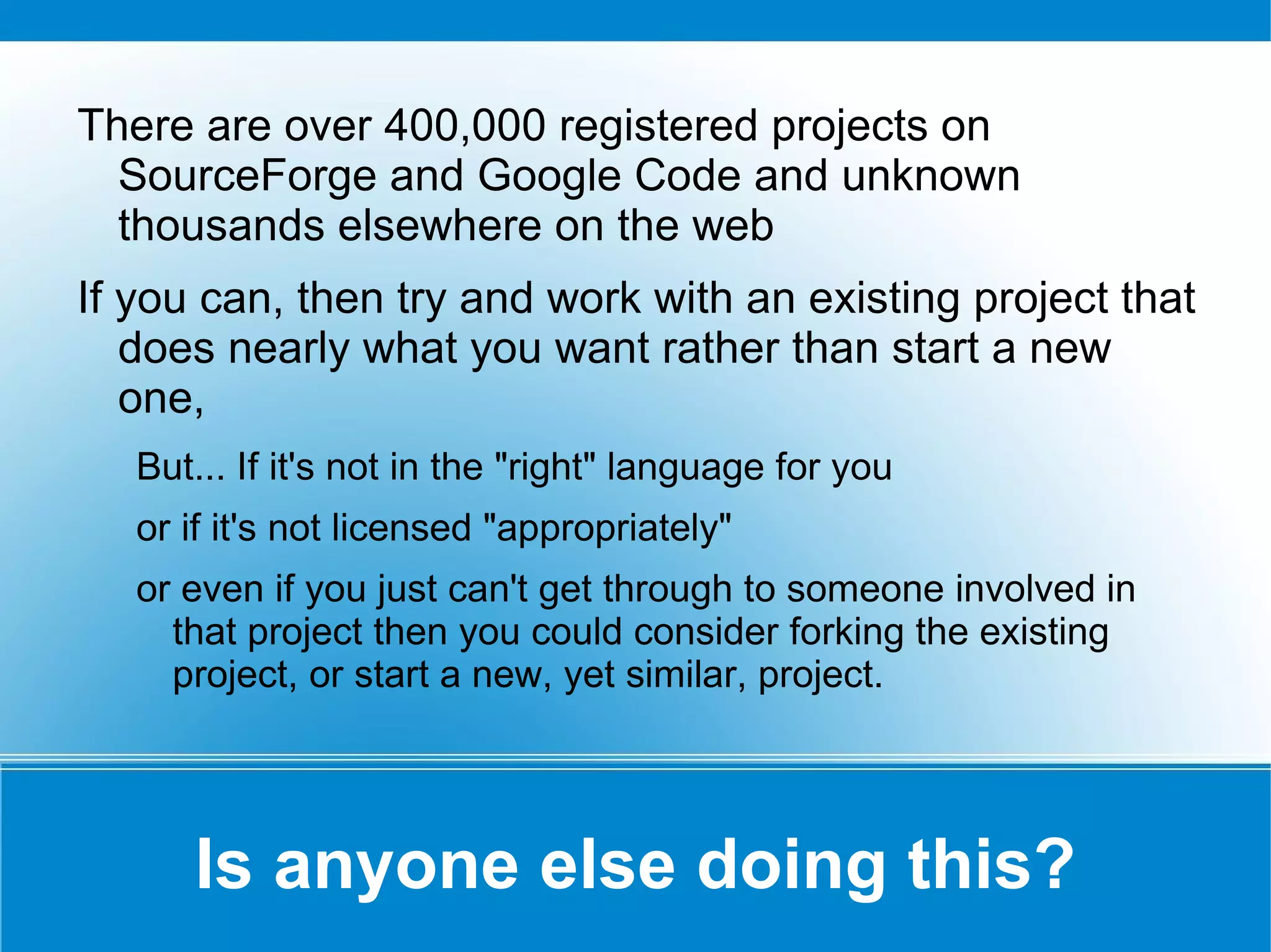 Except one – perhaps! 