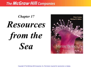 Copyright  ©  The McGraw-Hill Companies, Inc. Permission required for reproduction or display.   Chapter 17 Resources from the Sea 