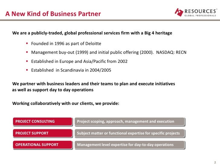 Resources Global Professionals