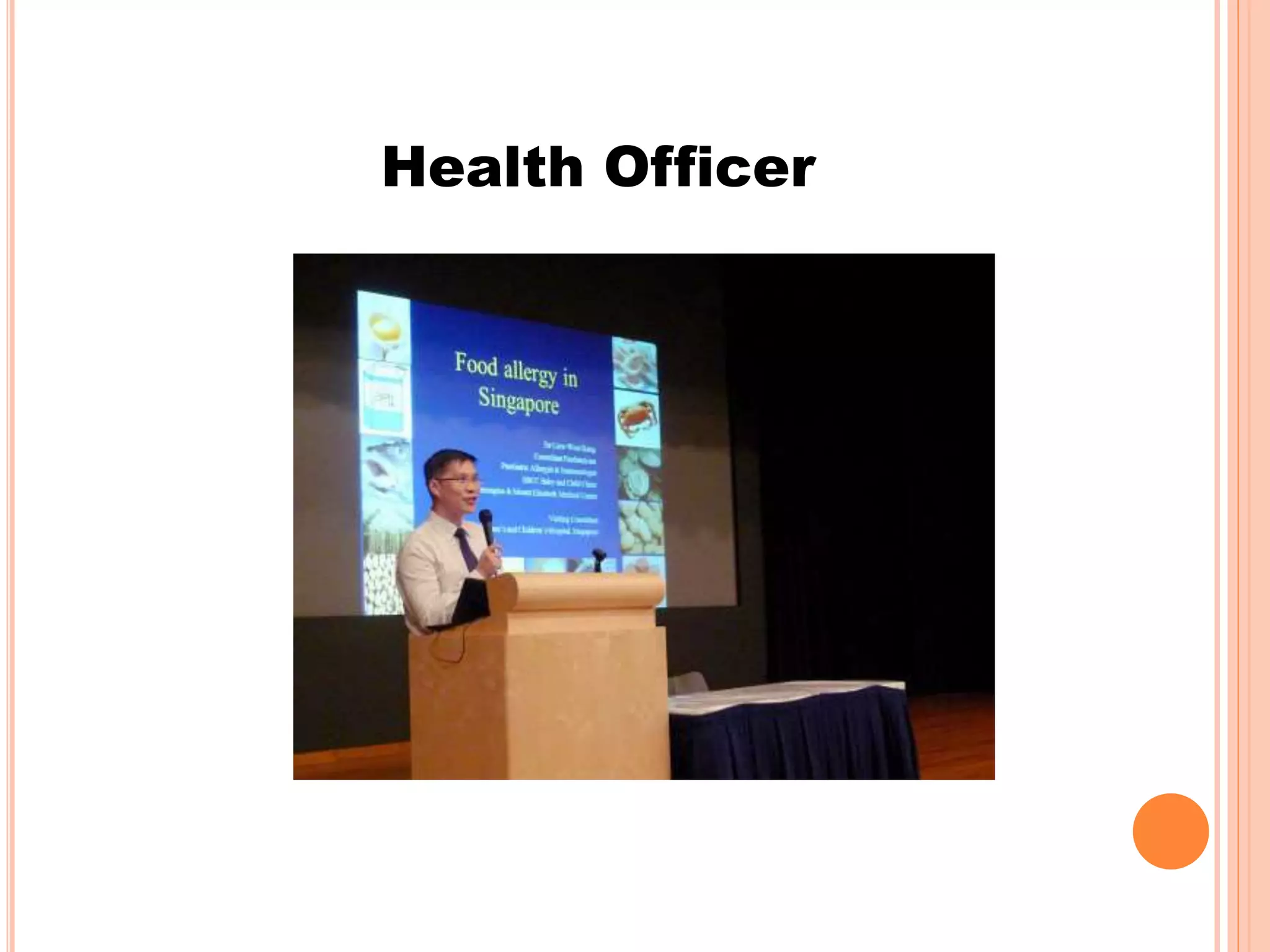 Health Officer
 