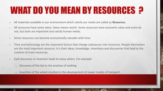 Resources ppt | PPT