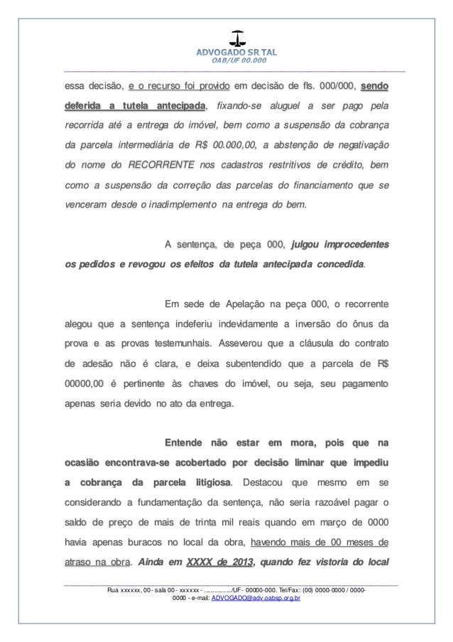 Modelo de Recurso Especial